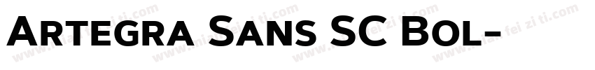 Artegra Sans SC Bol字体转换